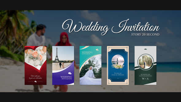 Instagram Story Wedding Invitation Mogrts - VideoHive 45819941