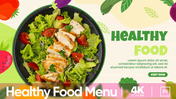 Healthy Food Menu - VideoHive 35511508