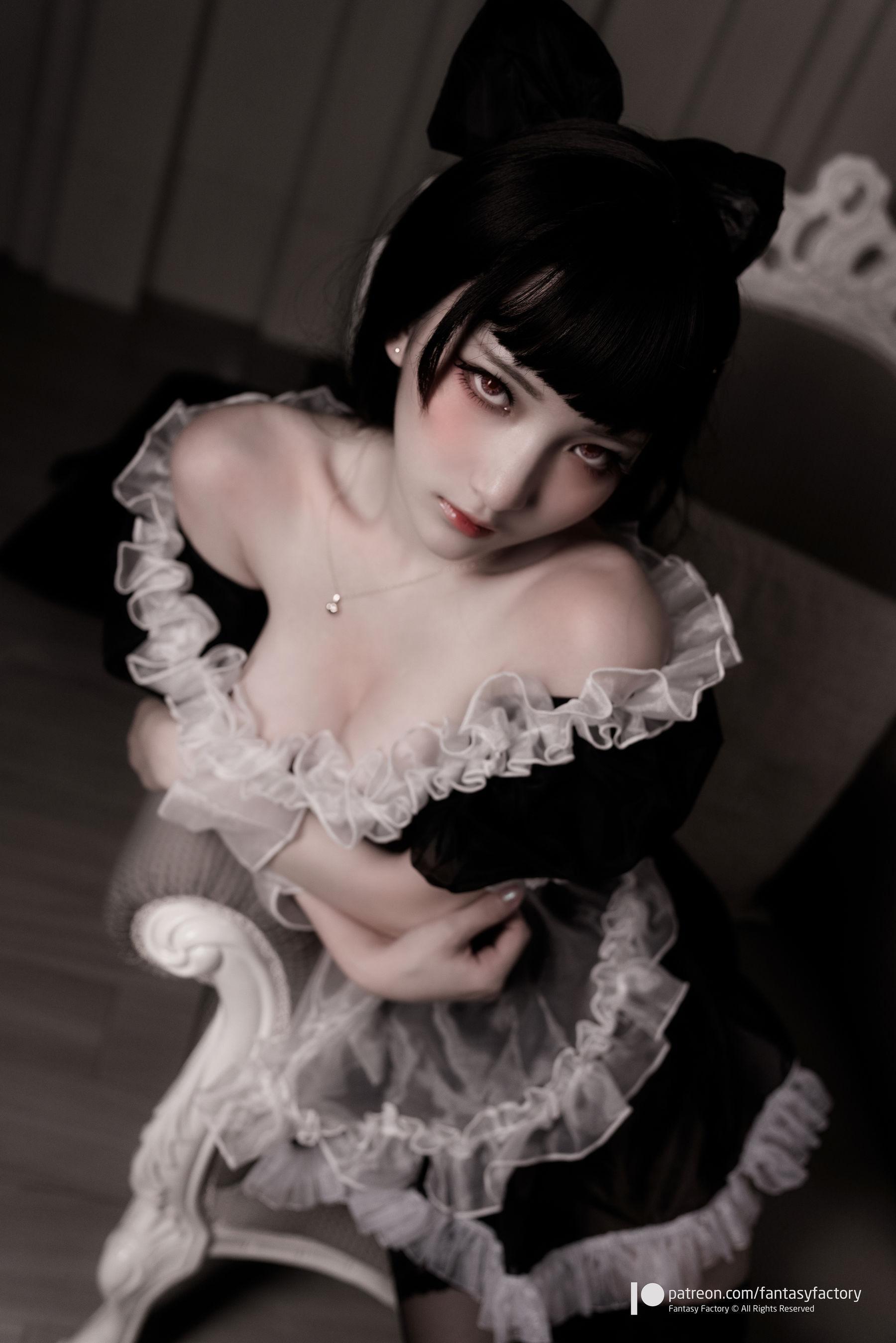 [Cosplay] 小丁 《Fantasy Factory》 – 女仆 JK 死库水(121)