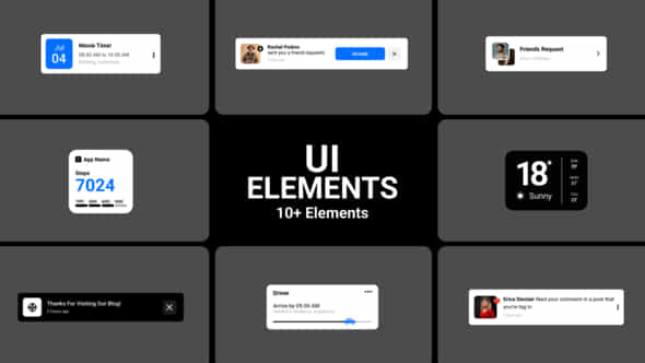 Ui Elements - VideoHive 56586125