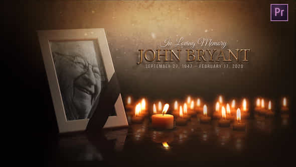 Funeral Memorial Card - VideoHive 29954885