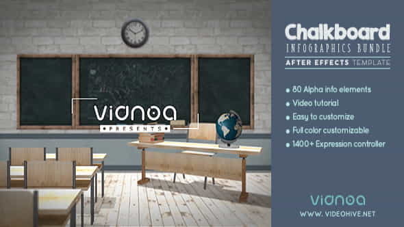Chalkboard Infographics Bundle | Infographics - VideoHive 20328566