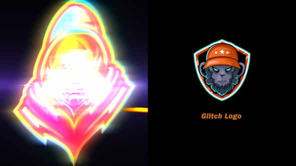 Glitch Logo Intro - VideoHive 37643420