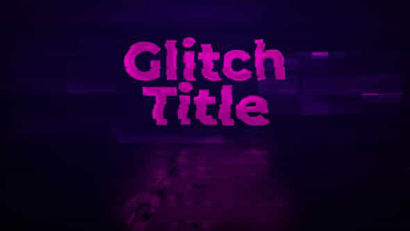 Glitch Transform Intro - VideoHive 30036445