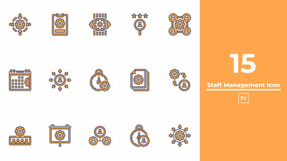 Staff Management Icon Premiere Pro - VideoHive 50373282