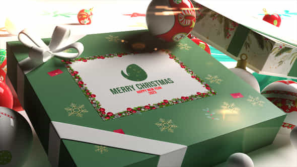 Christmas Box Logo - VideoHive 41899958
