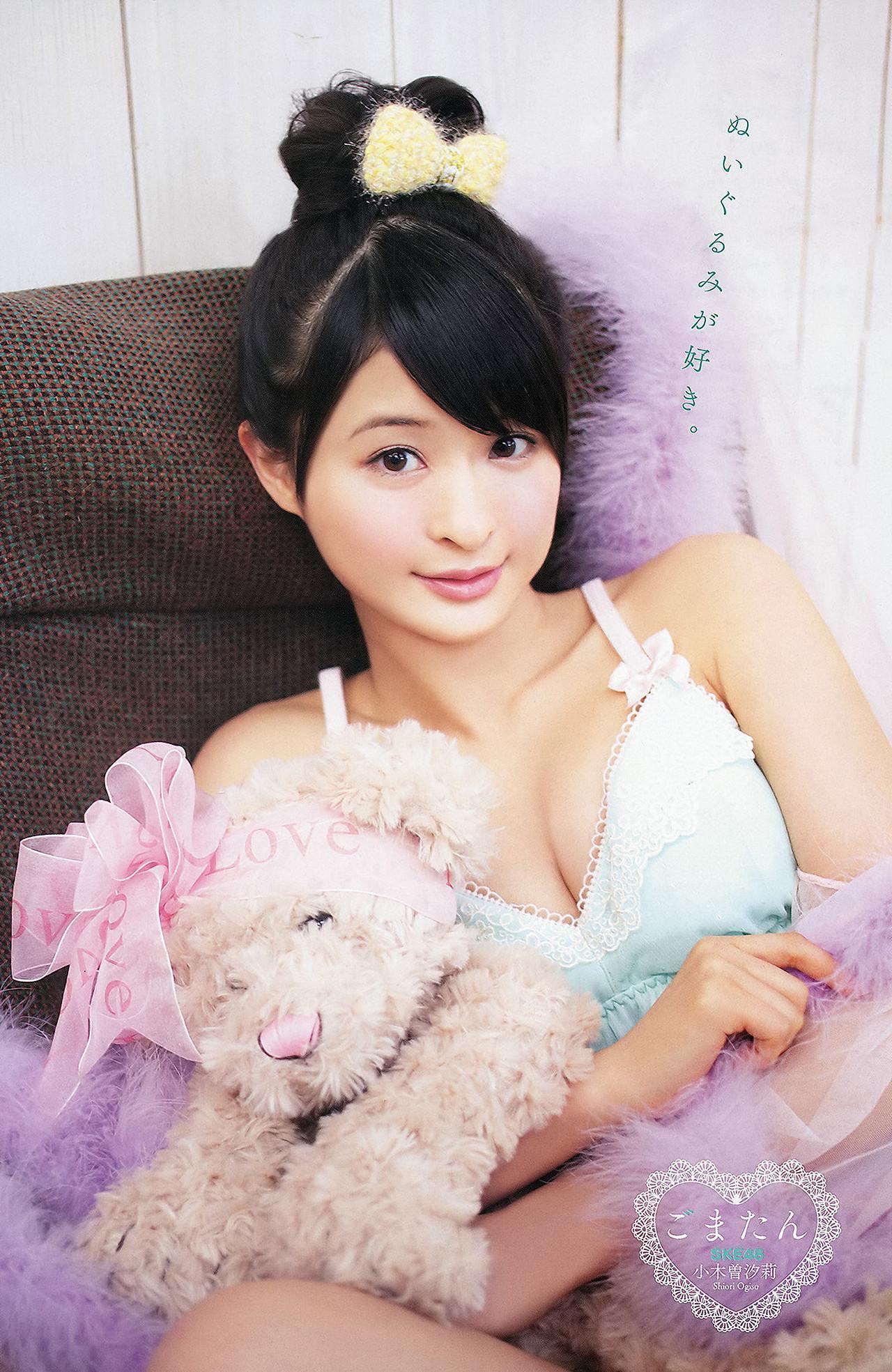 Rena Matsui 松井玲奈, Airi Furukawa 古川愛李, Shiori Ogiso 小木曽汐莉, Akari Suda 須田亜香里, Young Animal 2012 No.18 (ヤングアニマル 2012年18号)(18)