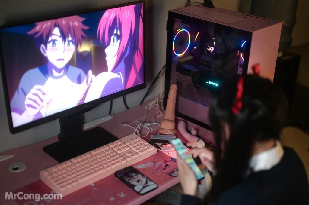 Coser@鹿八岁: JK少女的悸动 (120 photos )(45)