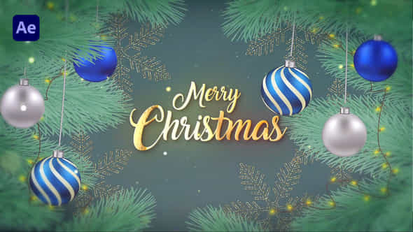 Merry Christmas Intro - VideoHive 48370451