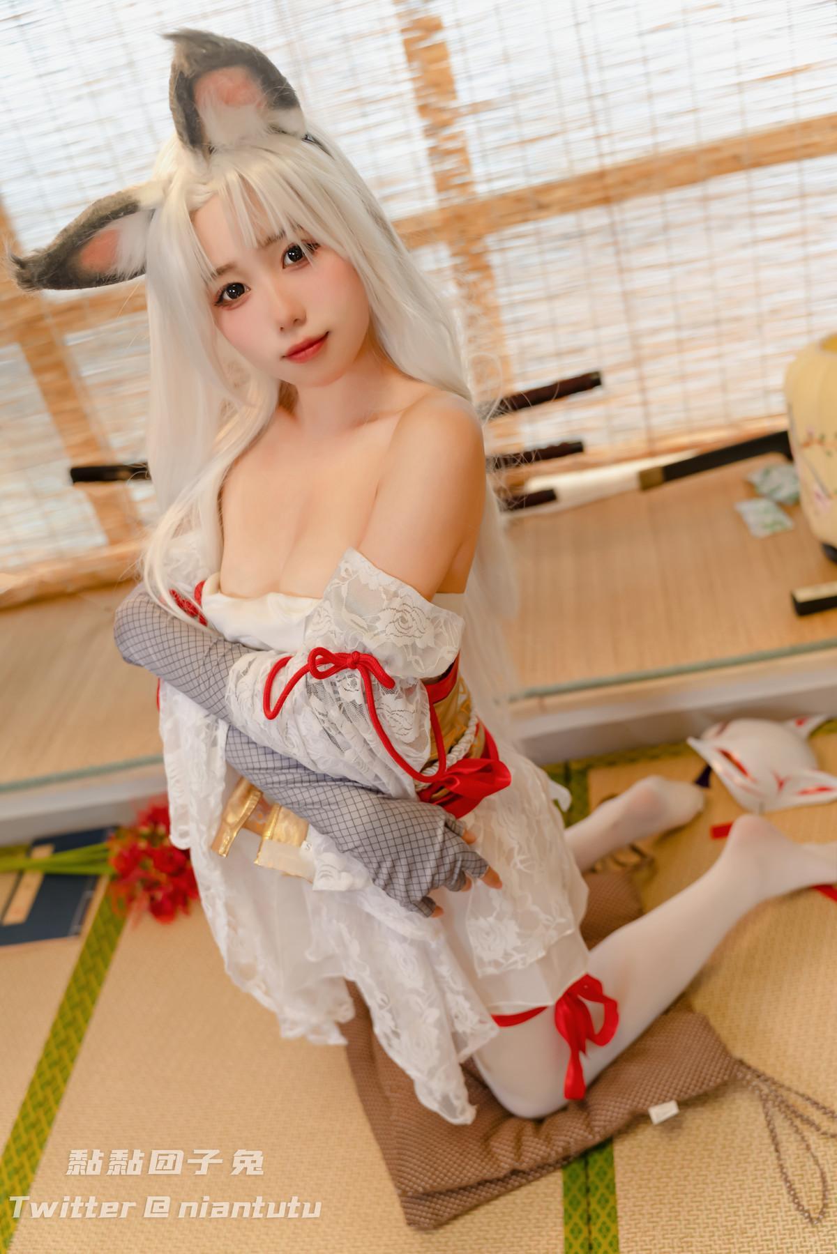 Cosplay 黏黏团子兔 白丝胡桃(26)