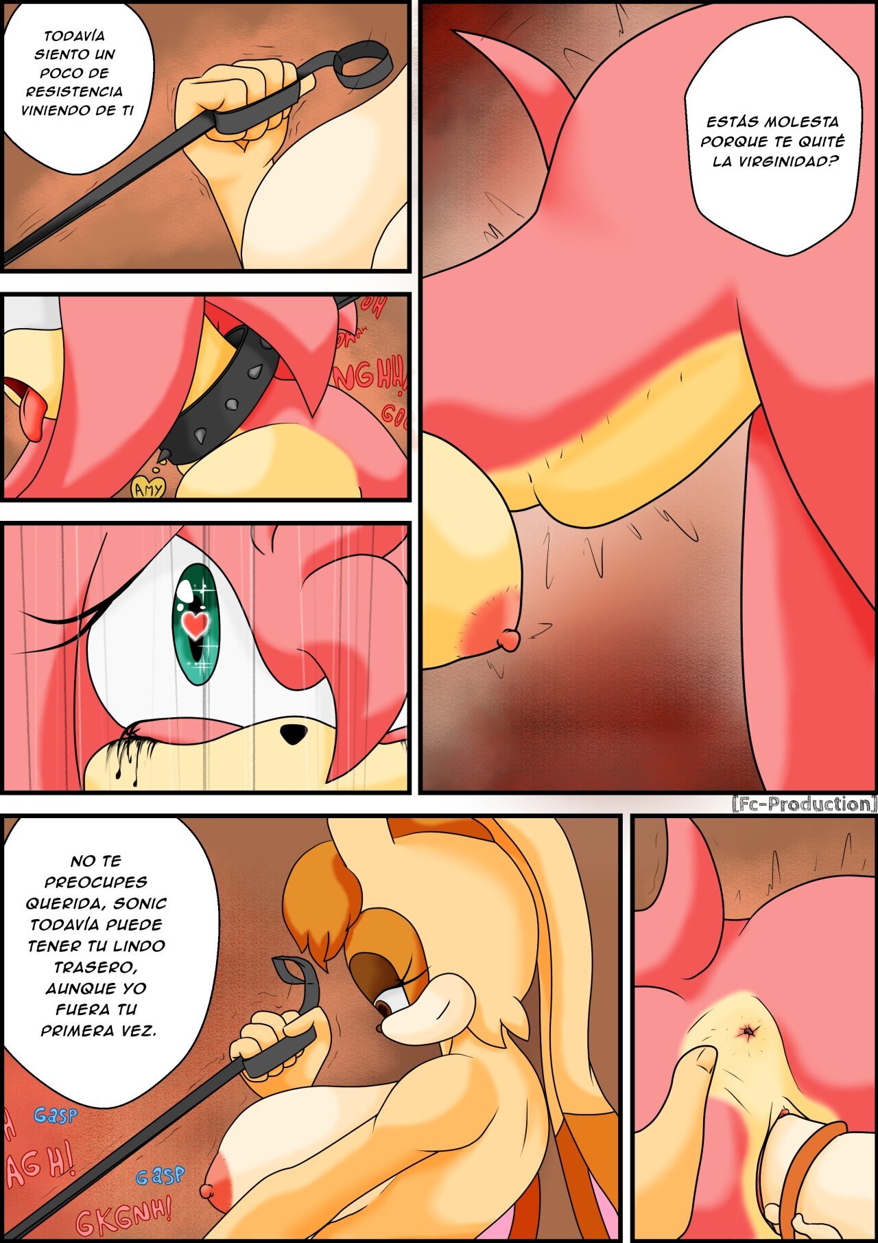 &#91;Inmersion&#93; Breaking Rose_Futa on Female_Vanilla and Amy Rose - 13