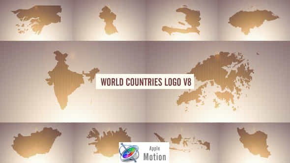 World Countries Logo - VideoHive 40871551