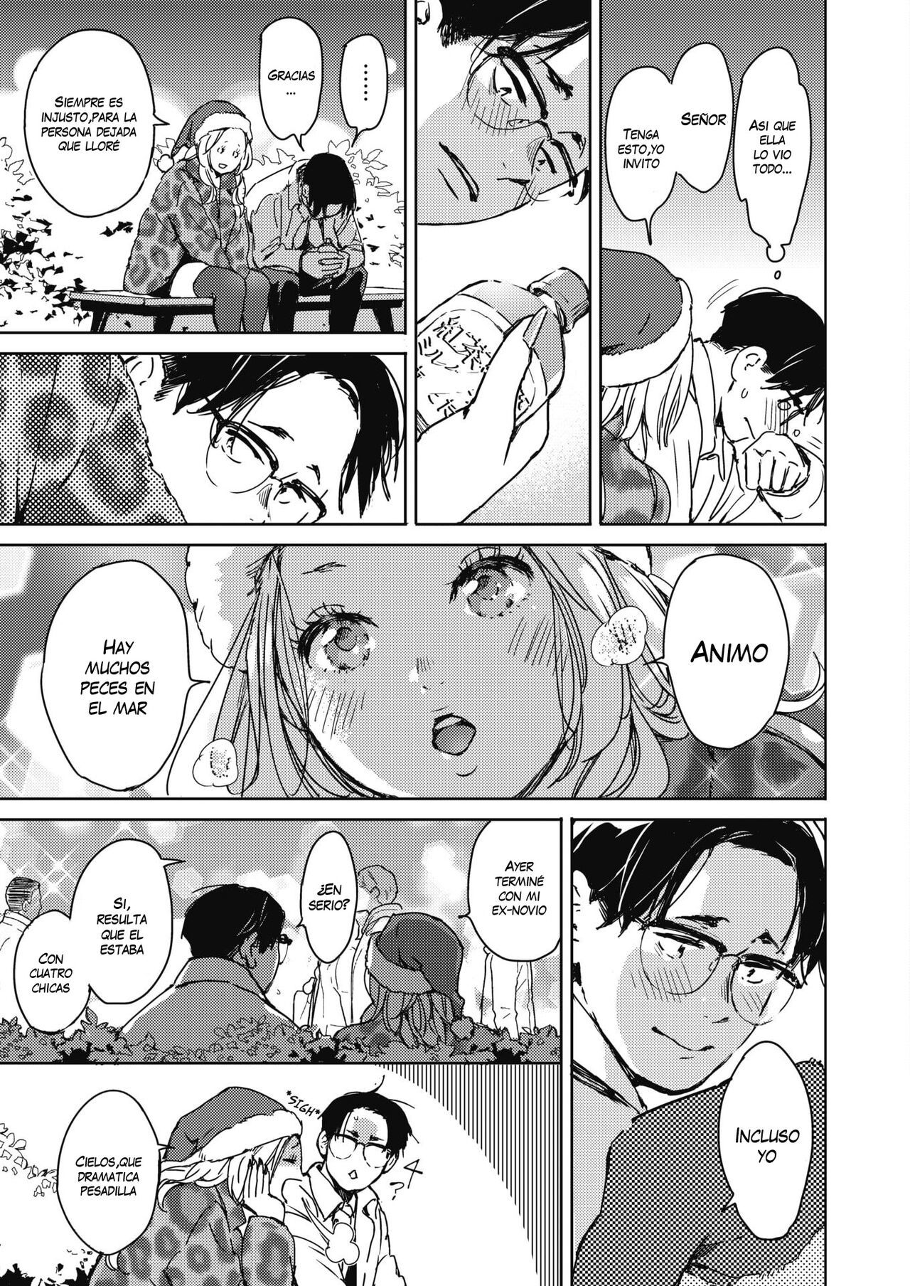 [Mori Manpei] Christmas no Yoru ni. ¦ On the night of Christmas. (COMIC HOTMILK 2022-01) [Spanish] [VarKatzas666] [Digital]