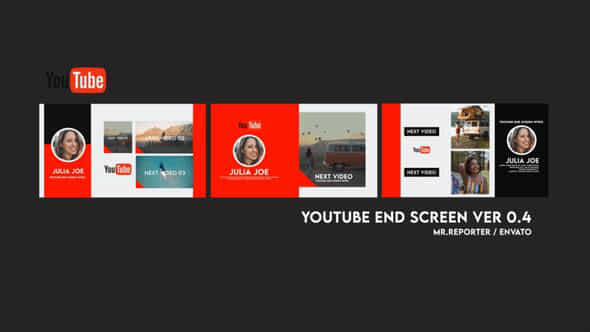 Youtube End Screen Ver 4 - VideoHive 52601214