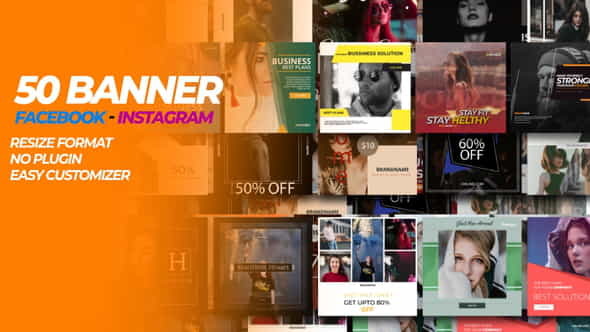 50 FacebookInstagram Banner - VideoHive 31749161