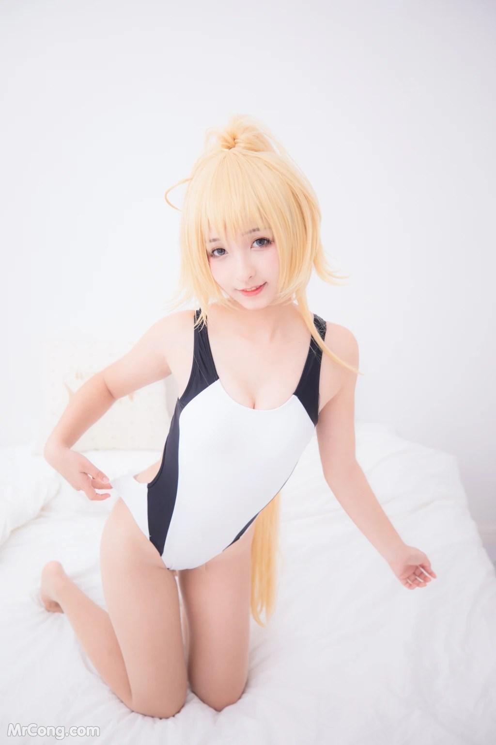 Coser@神楽坂真冬 Vol.036: 电子相册-白贞德《Swimingthedrea》(150 photos)(76)