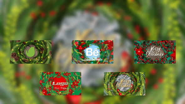 Christmas Wreaths Reveal - VideoHive 29691609
