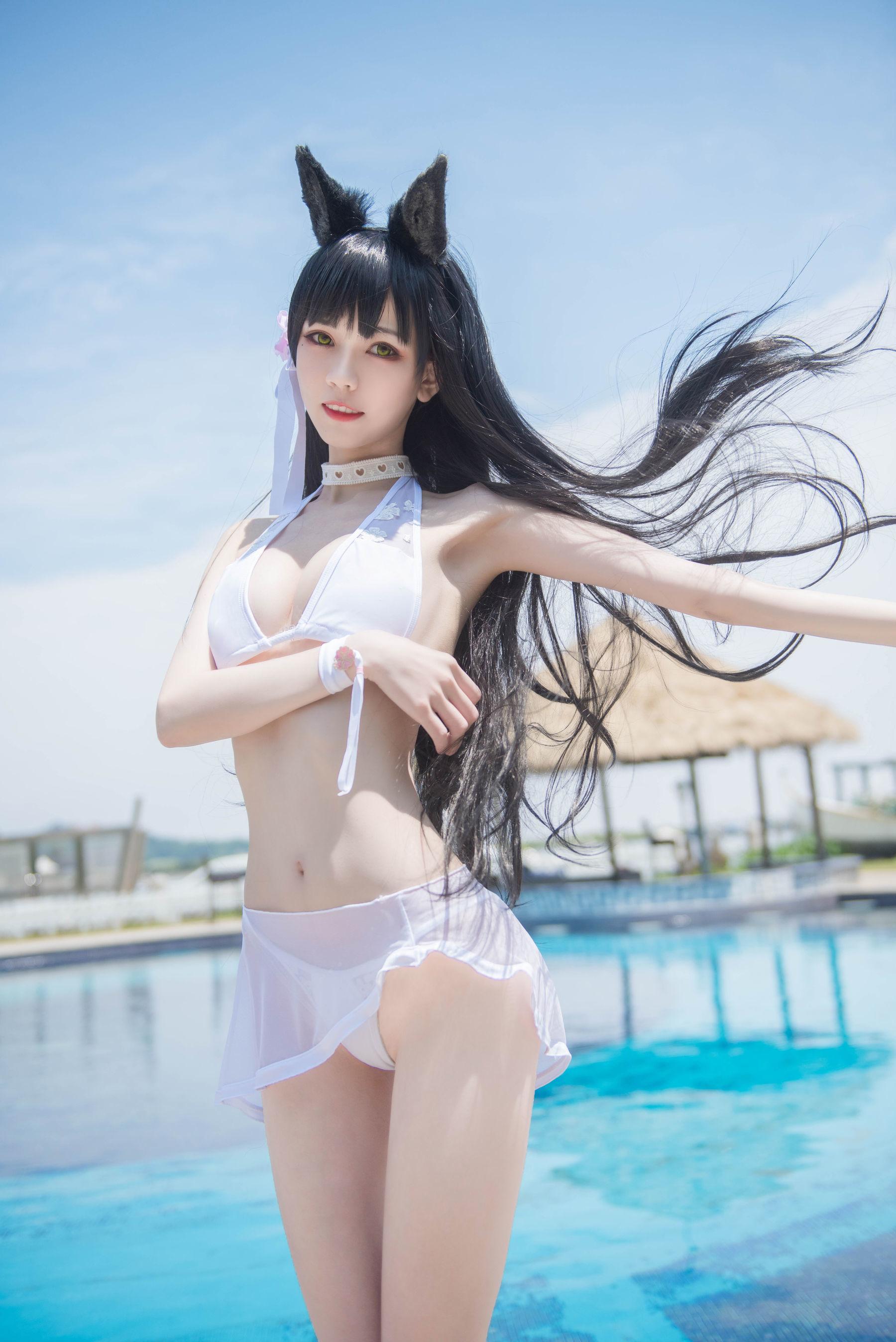 COSER你的负卿《爱宕泳装》 [COSPLAY福利] 写真集(17)