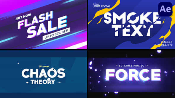 Cartoon Title Logo - VideoHive 34803009
