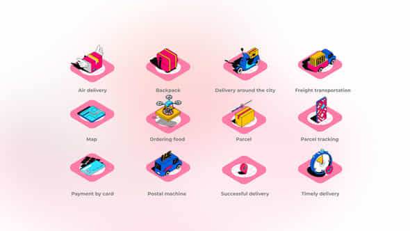 Delivery - Isometric - VideoHive 44942094