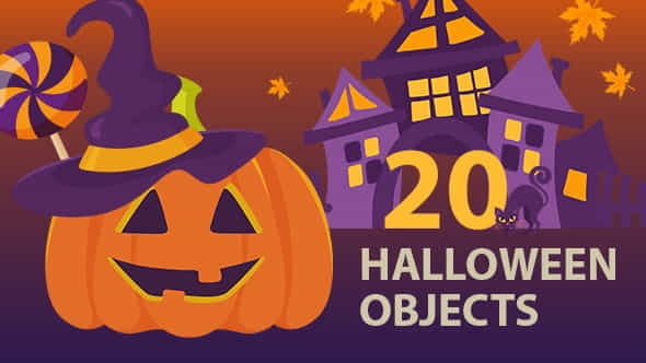 20 Halloween Objects - VideoHive 20796123