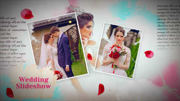 Ink Wedding Slideshow Mogrt - VideoHive 49533741