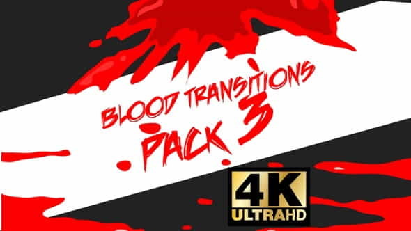 Blood Transitions Pack 3 - VideoHive 25021781