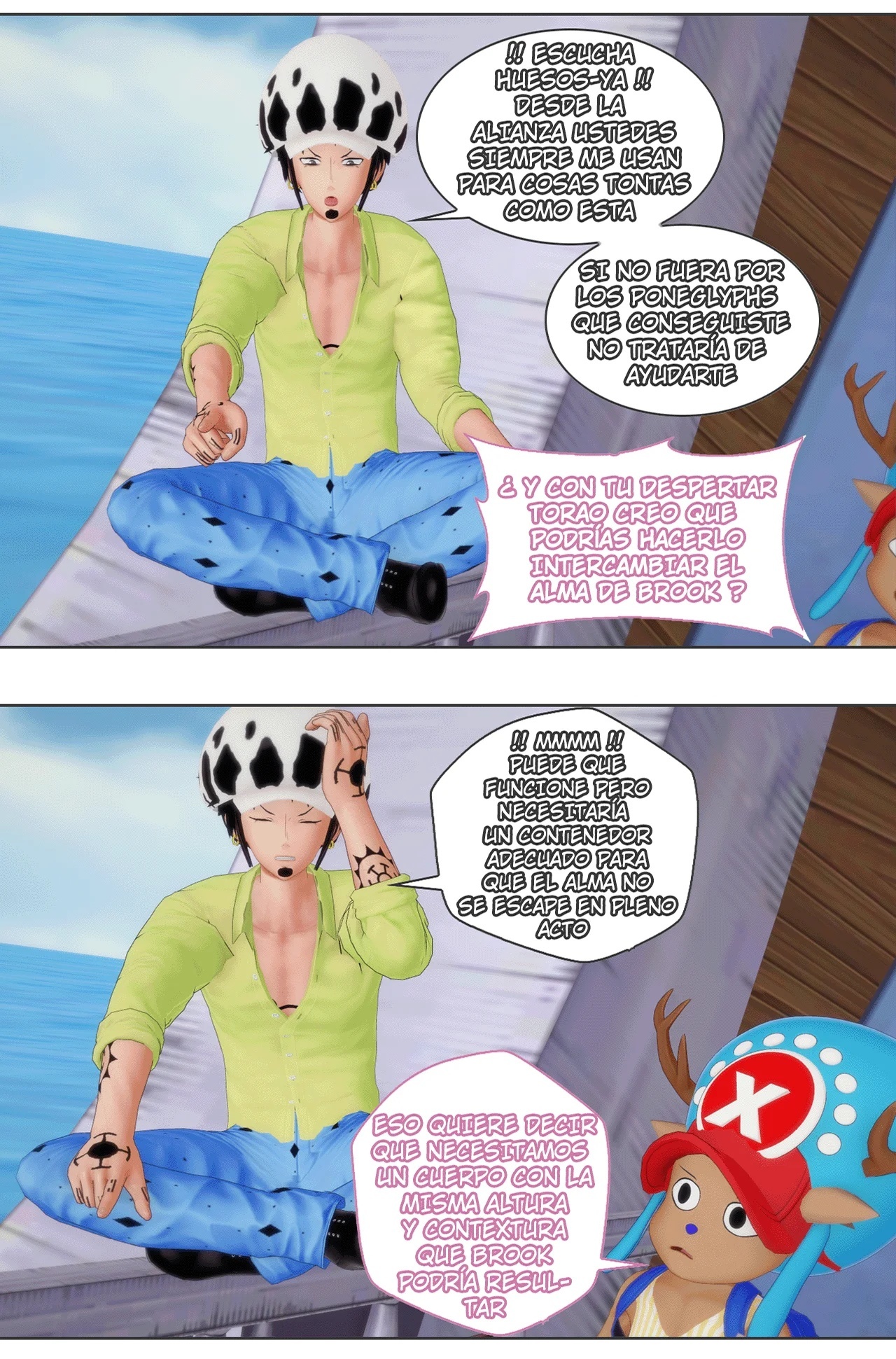 ONE PIECE-BROCK X ROBIN-INTERCAMBIO DE ALMAS - 2