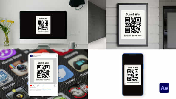 Qr Code Overlays - VideoHive 51775835