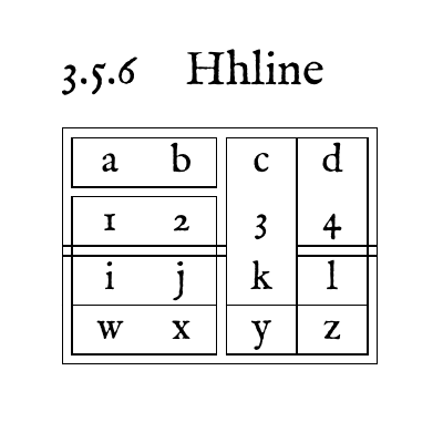 table-hhline