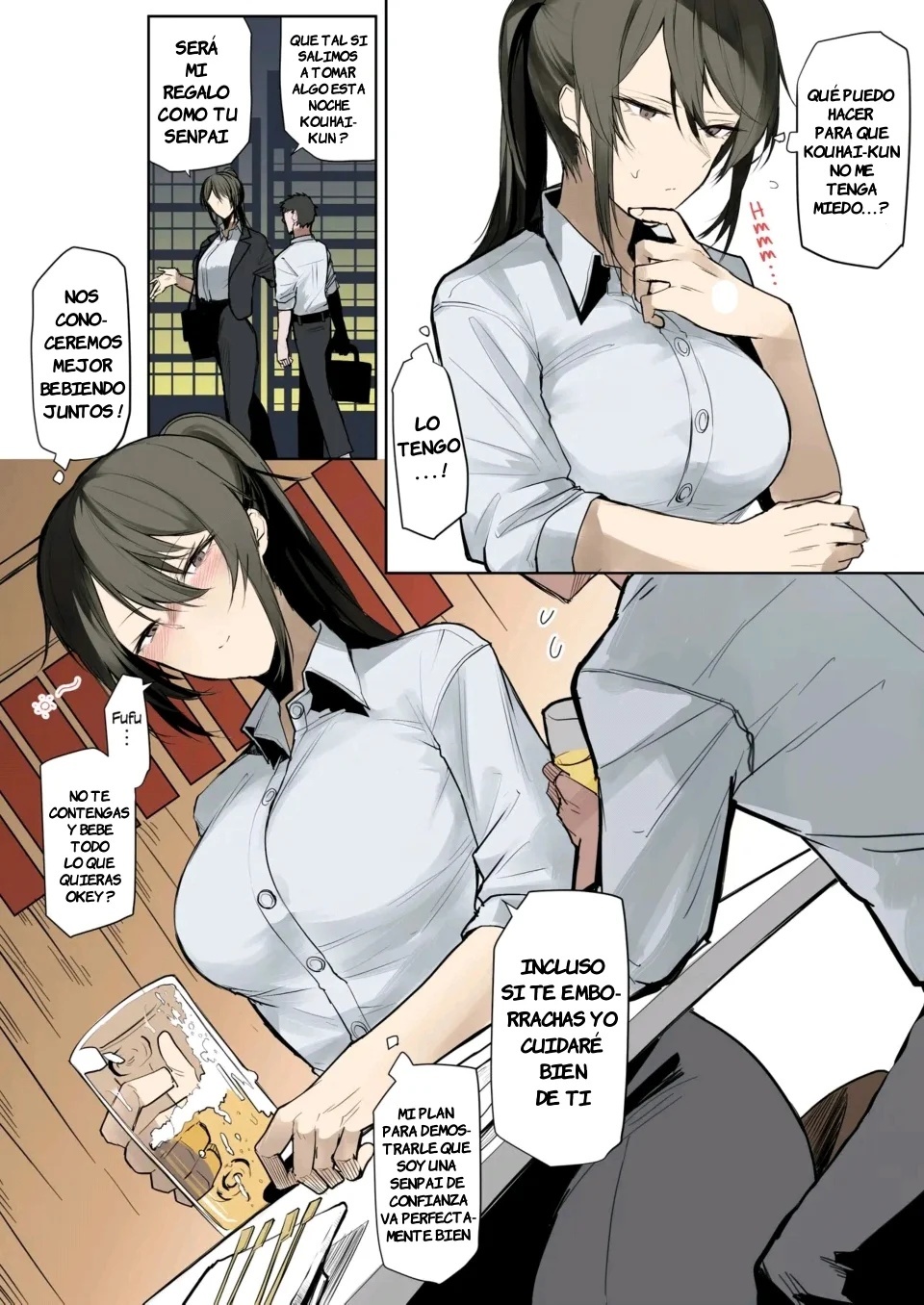 Un manga sobre una dama de oficina que quiere ser una buena onee-san - 1