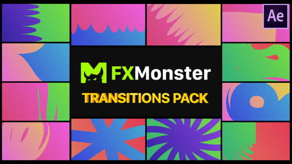 Colorful Transitions | After Effects - VideoHive 26397399