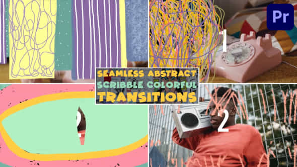 Seamless Abstract Scribble - VideoHive 47992722