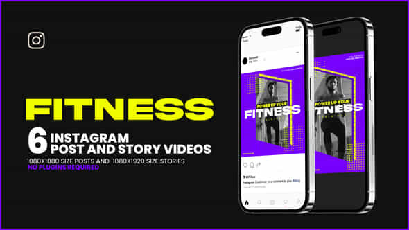 Fitness Promo Social - VideoHive 40106399