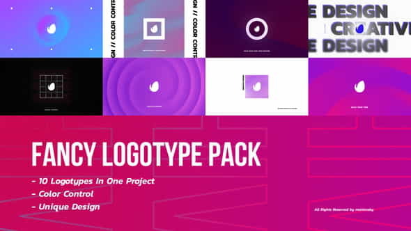 Fancy Logotype Pack - VideoHive 35835773