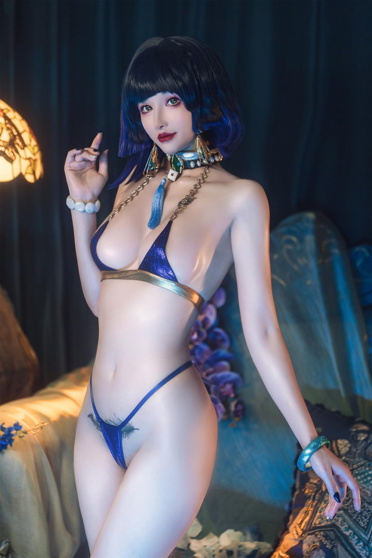 Cosplay 鹿八岁 原神 夜兰 Genshin Yelan(19)