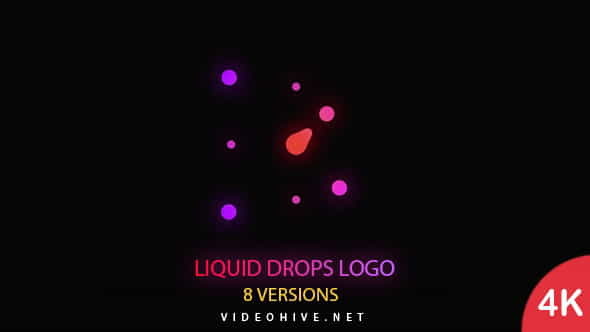 Liquid Drops Logo - VideoHive 20508635
