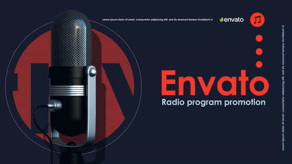 Old Microphone Logo - VideoHive 49844459