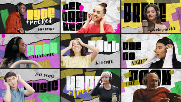 Paper Pop Freeze Frame - VideoHive 59238851
