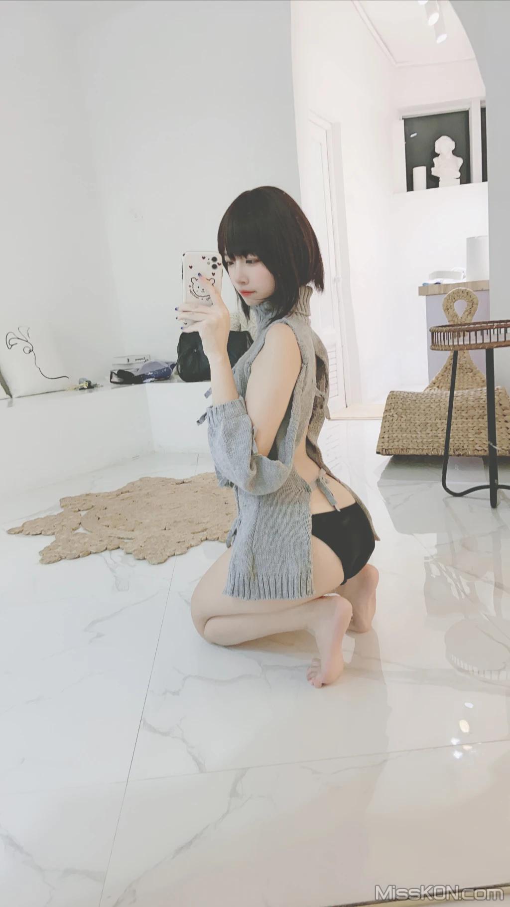 Coser@二佐Nisa: 私房洞洞毛衣 (66 photos )(62)