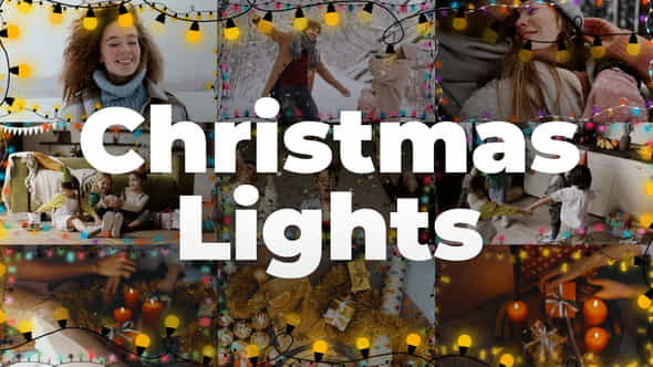Christmas Lights Garland - VideoHive 42442813
