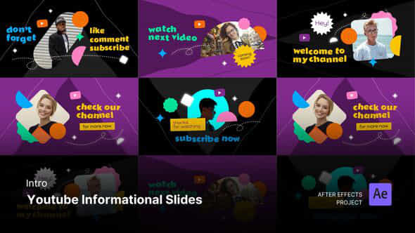 Introopening Youtube Informational Slides After Effects Project Files - VideoHive 53402709