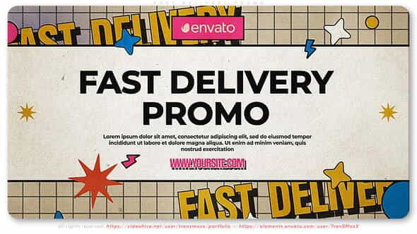 Fast Delivery Promo - VideoHive 35401653