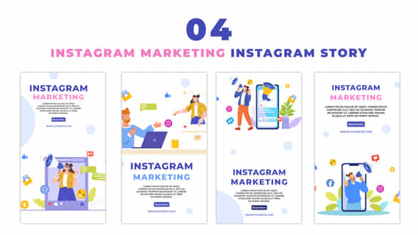 Instagram Marketing Strategies - VideoHive 48059419