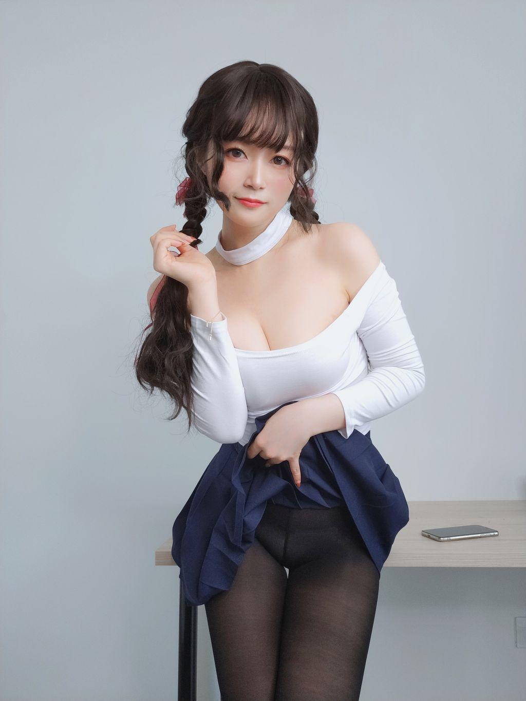 Coser @ 白银 81: 邻家 大 姐姐 的 黑丝 (45 photos)(12)