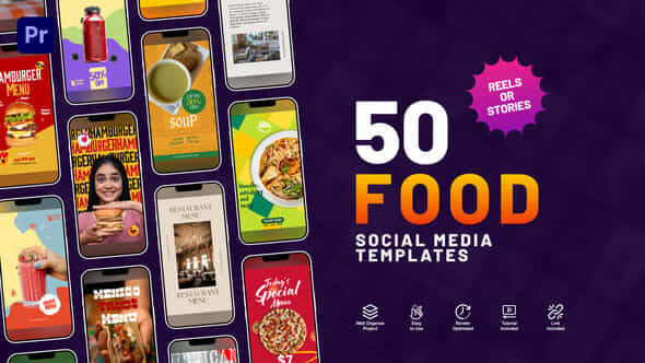 Food Menu Instagram Stories - VideoHive 53652787