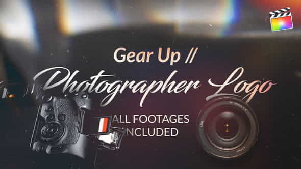 Gear UpPhotographer Logo | For - VideoHive 35319979