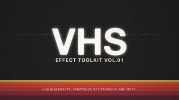 Vhs Effect Toolkit - VideoHive 58959366