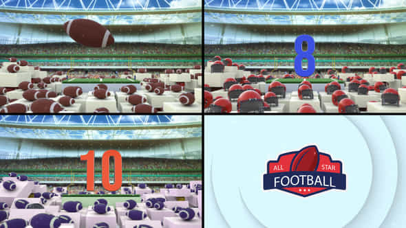 American Football Countdown - VideoHive 35765153