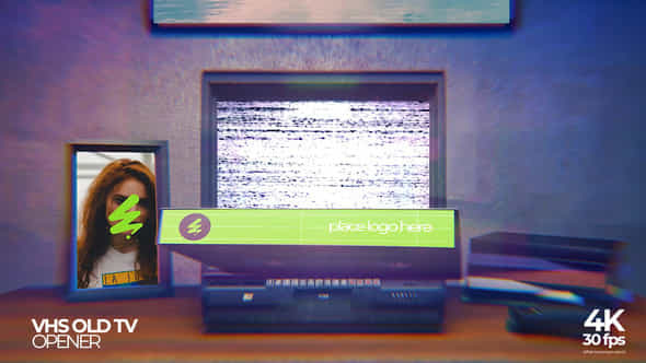 Vhs Old Tv Opener - VideoHive 57591317